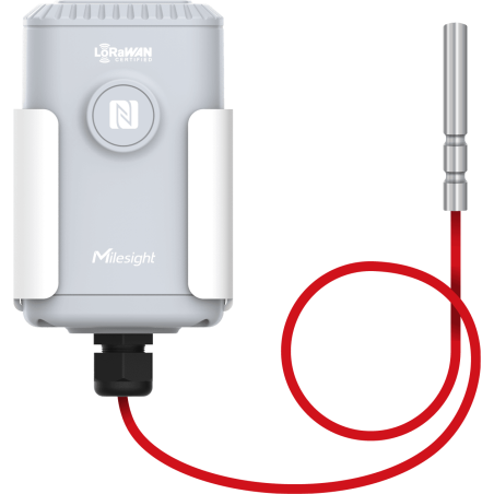 EM500-PT100 ,Sensor LoRaWAN de tempertura industrial