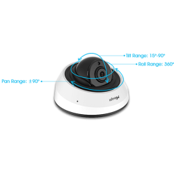 MS-C5383-PD 5Mp  Minidomo IP